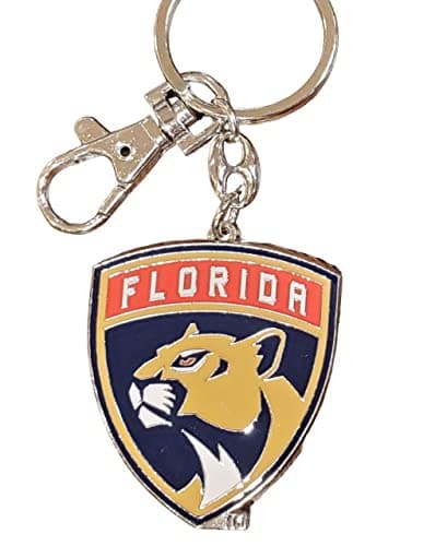 Image of aminco NHL Florida Panthers Heavyweight Logo Keychain