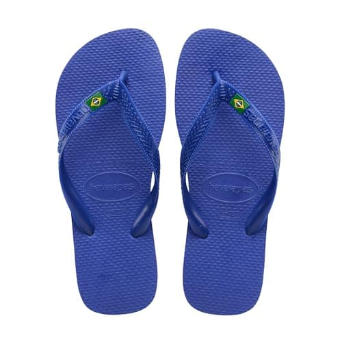 Image of Havaianas Top Brasil Unisex Adults FlipFlop Marine Blue 3.5/4 UK