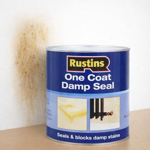 Image of One Coat Damp Seal White 500ml – Damp Proof Paint & Mould Protection – Anti Mould Paint for Bathroom & Interior Walls – White Sealant to Cover Damp Stains