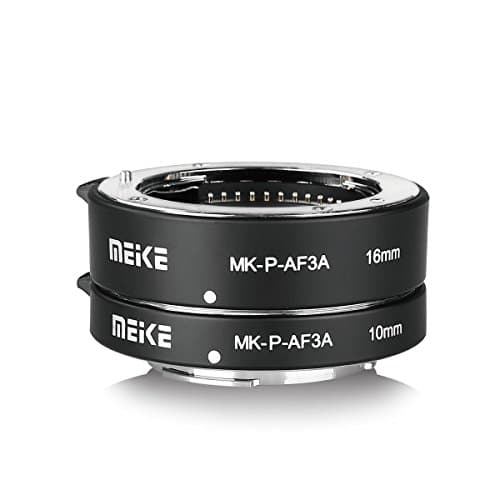 Image of MEIKE MK-P-AF3A Automatic Extension Tube For Olympus Panasonic Micro Four Thirds M4/3 System Camera Lenses 10MM 16MM (Metal Auto Focus Plastic Body)
