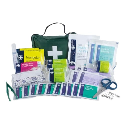 Image of Lewis-Plast Premium First Aid Kit For Home Car Holiday And Workplace - Includes Bandages, Eye Pods, Ice Packs And Essentials For Everyday Situations, 90 Count (Pack of 1)
