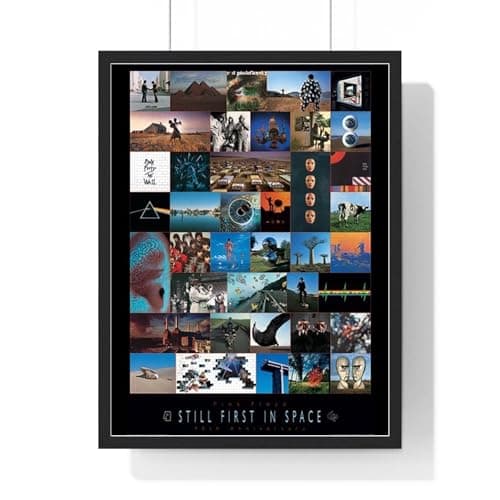 Image of Poster Kingz Pink Floyd 40th Anniversary 30x40cm Framed Music Poster Wall Art