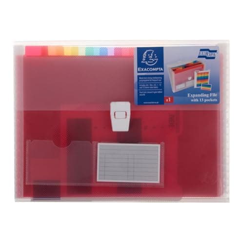 Image of Europa 13 Pocket Expanding File 330x245mm Polypropylene