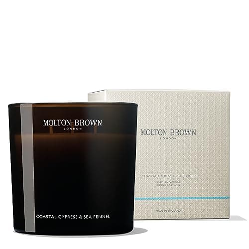 Image of Molton Brown Coastal Cypress & Sea Fennel Luxury Scented Triple Wick Candle 600 g