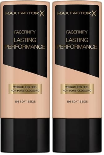 Image of Max Factor Lasting Performance make-up 105 soft beige 35 ml (Pack of 2)