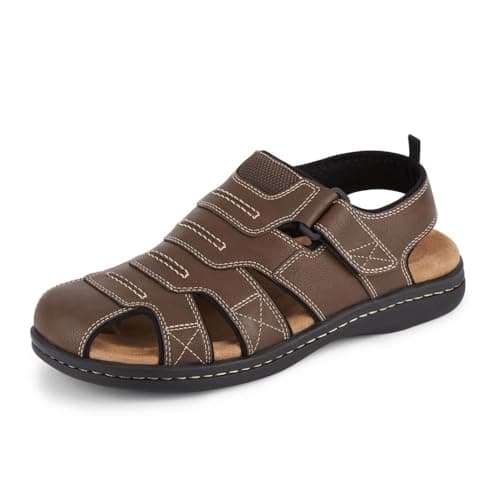 Image of Dockers Men's Searose Fisherman Sandal, Briar, 10 UK