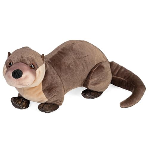 Image of Wild Republic Artist Collection River Otter, Stuffed Animal, 13 Inch, Plush Toy, Fill is Spun Recycled Water Bottles