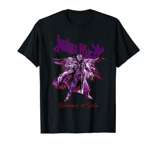 Image of Judas Priest Redeemer Of Souls Tracklist T-Shirt