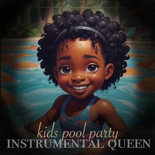 Image of Kids Pool Party Games and Water Splash Fun Background Instrumental