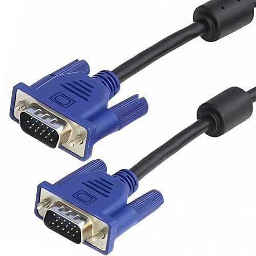 Image of VGA Cable 1.8m Long Computer Monitor High Resolution Male to Male Monitor Extension Cable, Blue