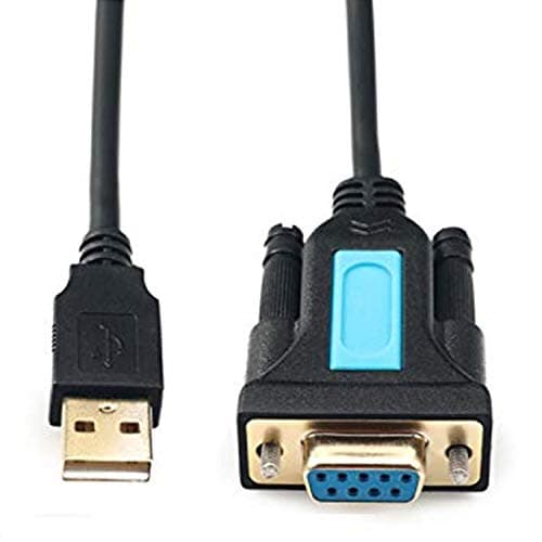Image of CABLEDECONN USB to RS232 Adapter with Prolific PL2303 Chipset USB2.0 Male to RS232 Female DB9 Serial Cable 2m 6ft for Windows XP,Windows Vista,7,8,10,Mac OS 10.6 Above Linux