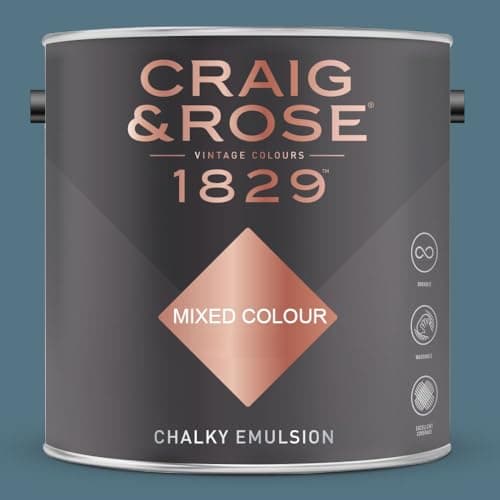 Image of Paint Stop CRAIG & ROSE 1829 CHALKY EMULSION BRAZE BLUE 2.5L