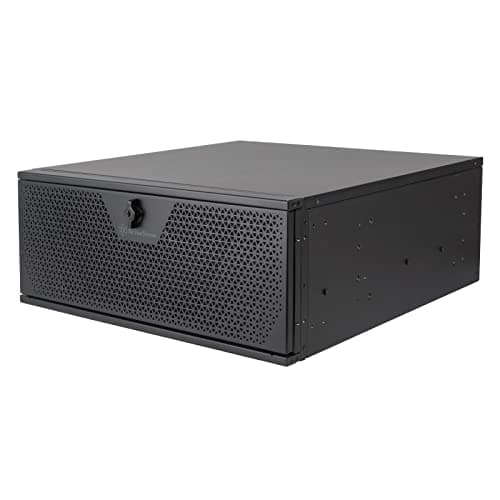Image of Silverstone RM44 4U rackmount server chassis with enhanced liquid cooling compatibility