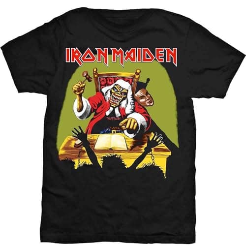 Image of Iron Maiden Deaf Sentence Official Tee T-Shirt Mens Unisex (Medium) Black