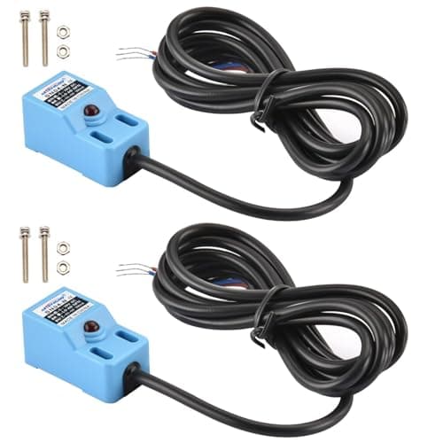 Image of Gebildet Inductive Proximity Sensor SN04-N NPN NO Normally Open Detection Approach Switch with SN Bracket (Blue, 2 Pack)