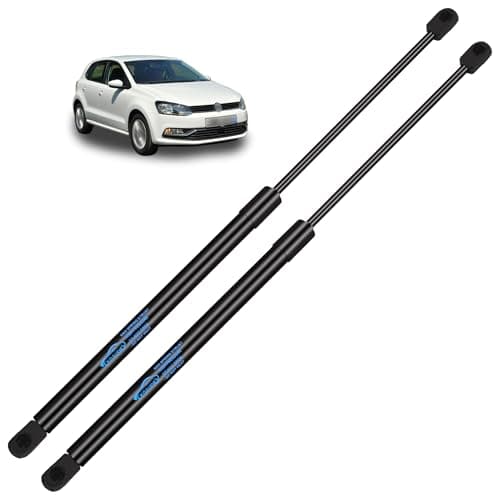 Image of Koaudb 2Pcs Boot Struts for VW Polo 9N 2002-2009 Rear Tailgate Boot Gas Struts Lift Support System Gas Strut Heavy Duty 400N 500MM Car Gas Struts Rear Tailgate Boot Replace #6Q6827550C