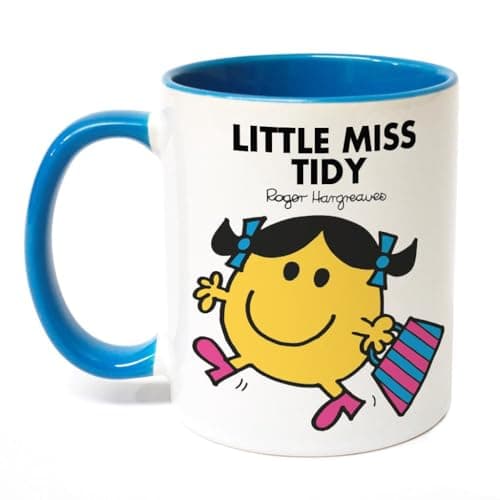 Image of Mr. Men Little Miss Tidy Large Porcelain Colour Handle Mug Little Miss