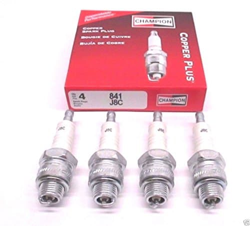 Image of Champion 4 Pack Genuine J8C Spark Plug Copper Plus 841