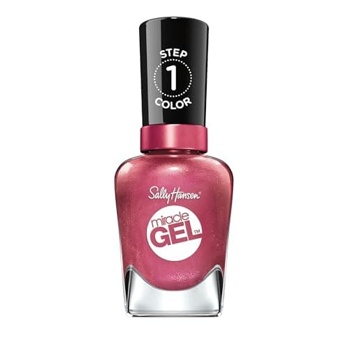 Image of Sally Hansen Miracle Gel, Saturn It Up!, Gel-Like Nail Polish, NO UV Light Required, Chip-Resistant, Long Lasting - Up to 8 days, Easy to Use, Salon Quality Results, Vegan Formula, 14.7ml