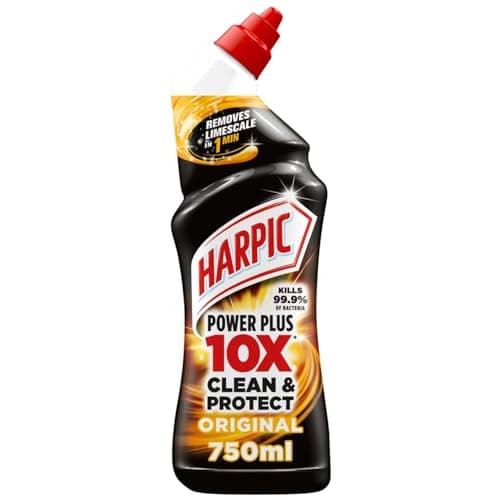 Image of Harpic Power Plus Max Disinfectant Toilet Cleaner Limescale Removal, 750ml