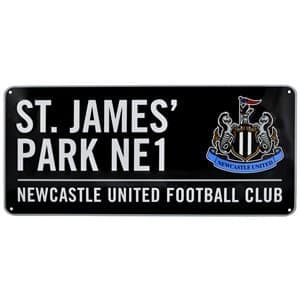 Image of Newcastle United F.C. Colour Street Sign Wall Art Wall Plaque for Living Room