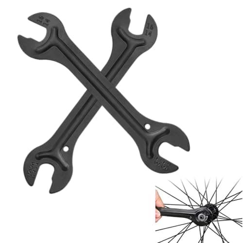 Image of COAFTUG 2pcs Bike Hub Spanner Bicycle Cone Spanner 13/14/15/16mm Bicycle Hub Cone Wrench Carbon Steel bike Hub Repair Removal Tool for Cycling Road Bike Mountain Bike MTB