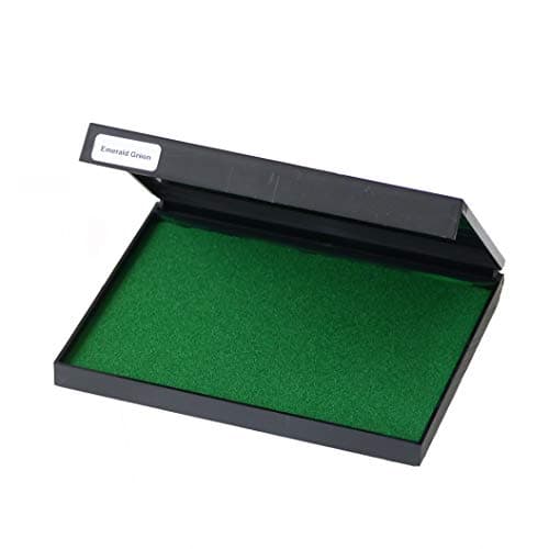 Image of The English Stamp Company Extra Large Emerald Green Inkpad 140 x 110 mm