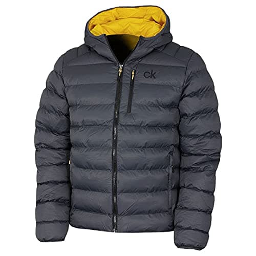 Image of Calvin Klein Mens Woven Jacket - Charcoal - M