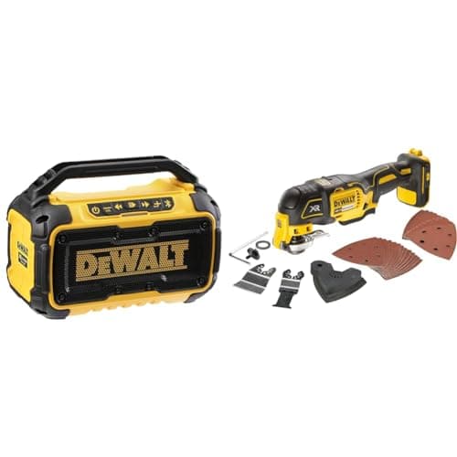 Image of DCR011 Bluetooth® Speaker 10.8-54V Li-ion Bare Unit & DCS355N-XJ Oscillating Multi-Tool 18V Li-Ion Cordless Brushless Battery Powered, LARGE