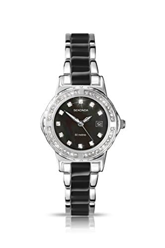 Image of Sekonda Women's Quartz Watch with Mother of Pearl Dial Analogue Display and Two Tone Alloy Bracelet 4084.27