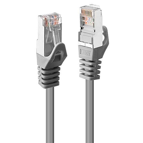 Image of Lindy 48392 2 m Cat 5e F/UTP (Twisted Pair) Network Cable – Grey (2 m, Cat5e F/UTP Network Cable (FTP) RJ45 RJ-45, Grey)