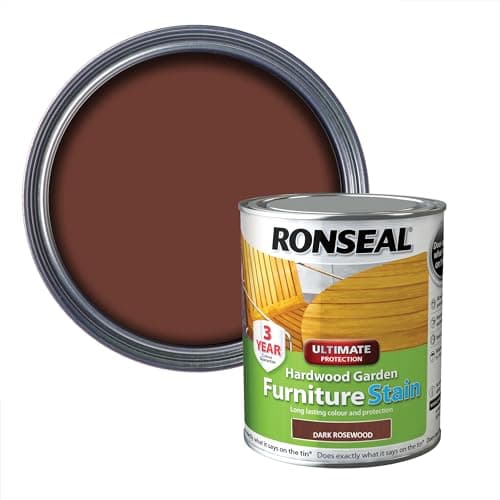 Image of Ronseal HWFSRW750 Hardwood FurnIture Stain Rosewood 750ml