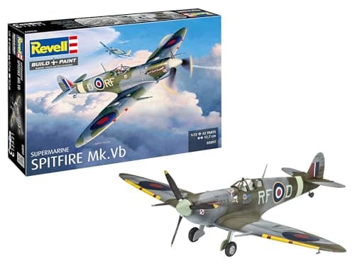 Image of Revell 03897 Supermarine Spitfire Mk.Vb 1:72 Scale Unbuilt/Unpainted Plastic Model Kit