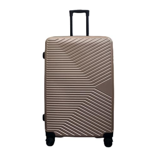 Image of Infinity Large Suitcase 28" Lightweight Hard Shell Luggage 4 Wheel Spinner Hard Shell Check in Luggage for 23kg Gold