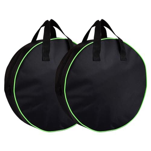 Image of Vegena 2 Pieces Ev Charging Cable Bag, Heavy Duty Cable Storage Bag, Electric Car Cables Carry, Large Hose Zip Bag Ideal For Caravan Campervan Motorhome Van Storage 40 * 20 * 3cm