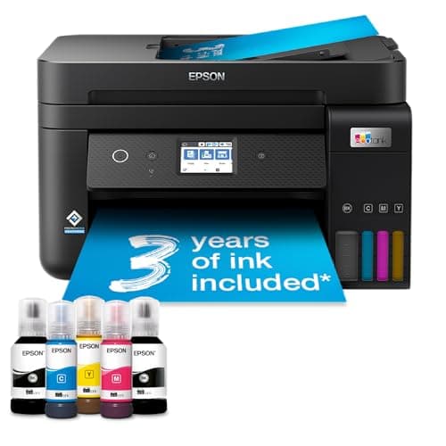 Image of Epson EcoTank ET-4850 A4 Multifunction Air Print Wi-Fi Ink Tank Printer with Duplex and ADF, Up To 3 Years Of Ink Included