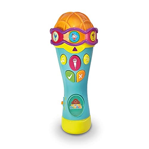 Image of Hey Duggee Toys HD23 Microphone Toy for Kids-Helps Child Development, Learning, Observation, Listening Skills-Features Quiz Time and Sing-Along Modes, 3+ Years, Light Grey