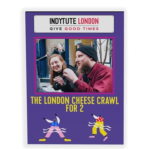Image of Indytute The London Cheese Crawl for Two London Gift Experience – Cheese Tasting, Foodie, Gourmet, Culinary, for Food Lovers, Artisan Gift