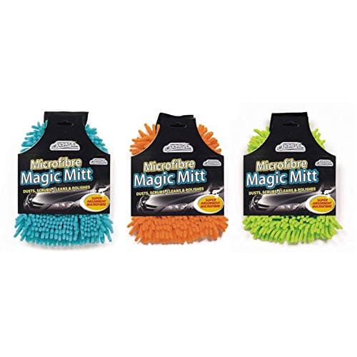 Image of Car Pride Microfibre Magic Mitt - Dusts, Scrubs, Cleans and Polishes