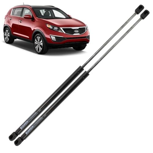 Image of BIAREN 2x Rear Tailgate Boot Gas Struts For Kia Sportage (SL) (2010-2015) Lift Support System 570 (N) 455 MM 817703W000 817803W000 81770-3W000 81780-3W000