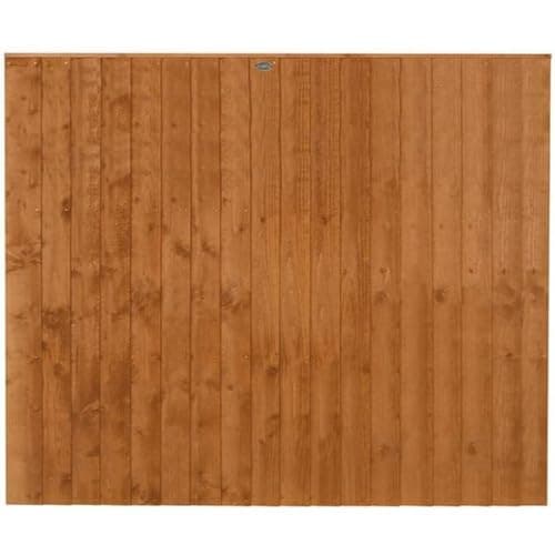 Image of Forest Garden 6ft x 5ft (1.83m x 1.54m) Closeboard Fence Panel - Pack of 4