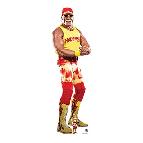 Image of Star Cutouts SC1668 WWE Hulk Hogan Ultimate Edition Lifesize Cardboard Cutout – Wrestling Legend Display & Collector Gift