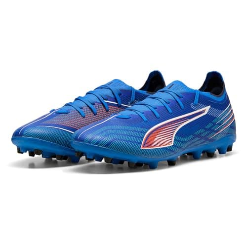 Image of Puma Unisex Ultra 6 Match Multi-Ground Football Boots, Ultra Blue-Puma White-Glowing Red, 7 UK
