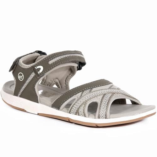 Image of Regatta Womens Santa Clara Lightweight Walking Sandal - Treetop - 5 UK