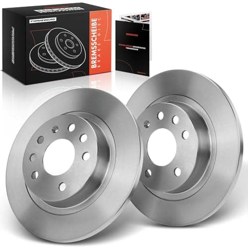 Image of Frankberg Brake Disc Set incl. 2x Discs Rear Solid Ø278mm Compatible with Signum Z03 Vectra C CC Z02 Vectra C Caravan Z02 Replace# 93171848
