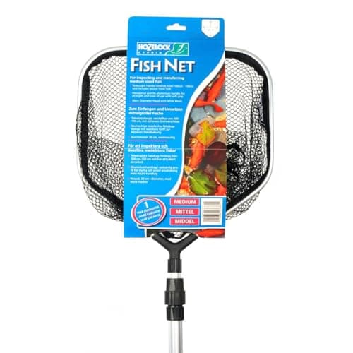 Image of HOZELOCK - Fishing Net Size S : Small-surface Landing Net, Ideal for Removing Fish from your Pond, Cleaning and Removing Unwanted Debris/leaves [‎1732 0000]