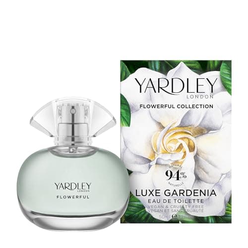 Image of Yardley London Luxe Gardenia Eau de Toilette, Floral Womens Perfume with Notes of Bergamot and Sea Salt, Elegant Gardenia Perfume for Women 50ml