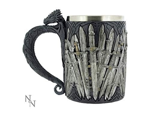 Image of Nemesis Now Sword Tankard Mug 14cm Silver