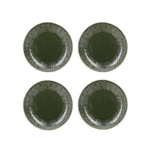 Image of Mikasa Jardin 4pc Stoneware Side Plate Set, 22cm, Gift Boxed