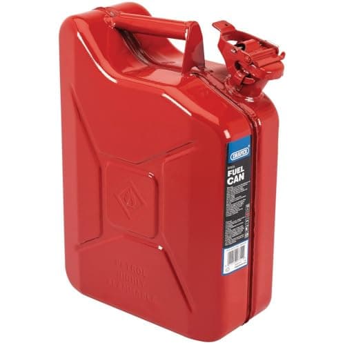 Image of Draper 07741 10L Steel Fuel Can (Red)